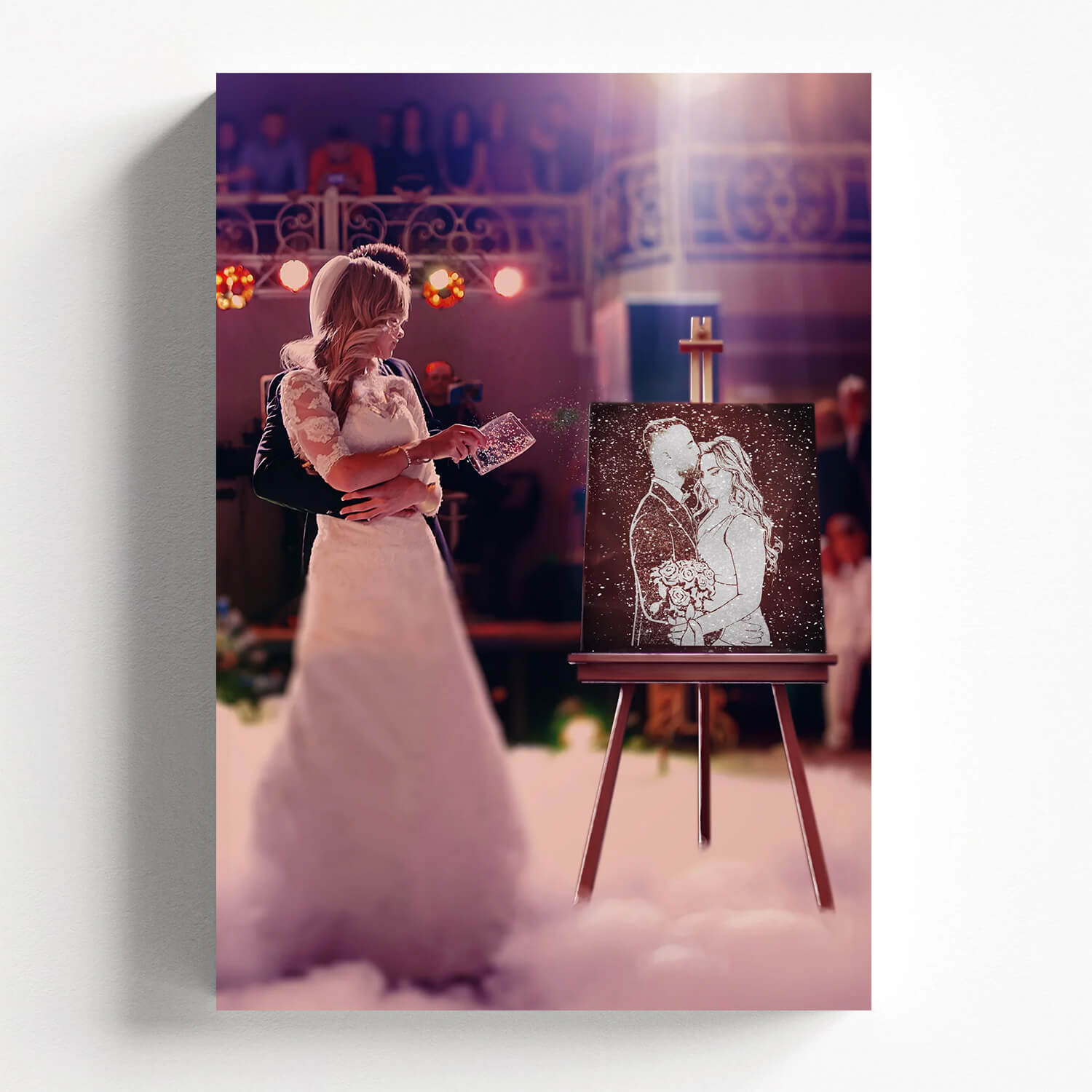 Tablou Surpriza Explozie de Sclipici