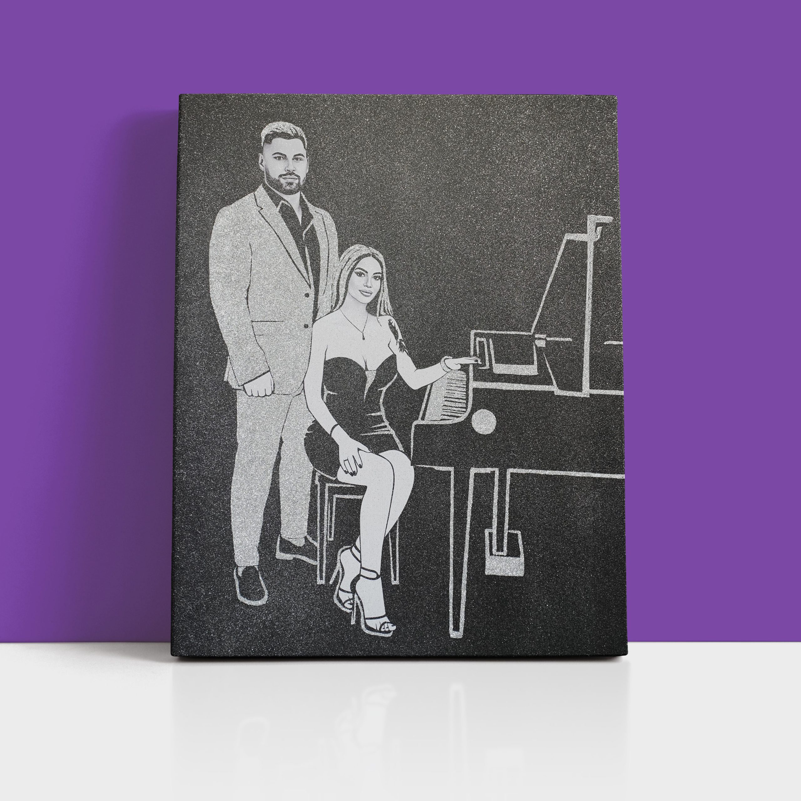 Portrete în sclipici - imagine 7